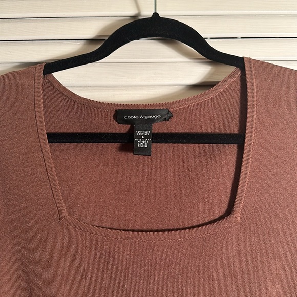 Color Block Sweater with Button Detail Sz L - Picture 3 of 6